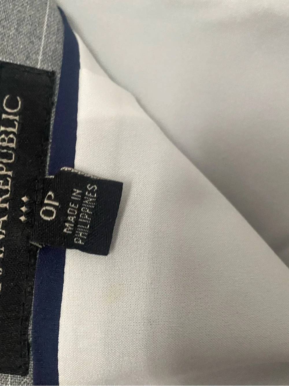 Banana Republic Gray Windowpane Pencil Skirt